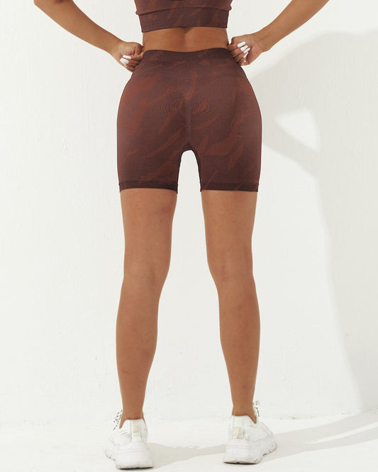 Nala Seamless Shorts - Brown