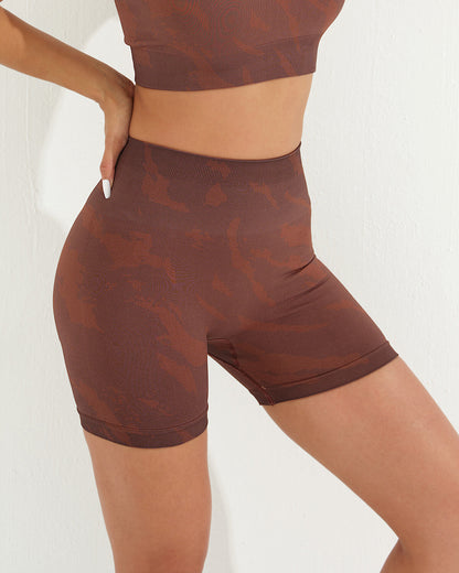 Nala Seamless Shorts - Brown