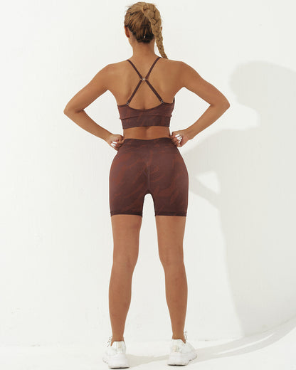 Nala Seamless Shorts - Brown