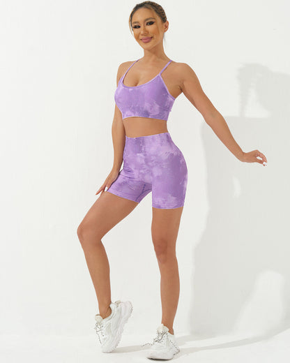 Nala Seamless Shorts - Purple