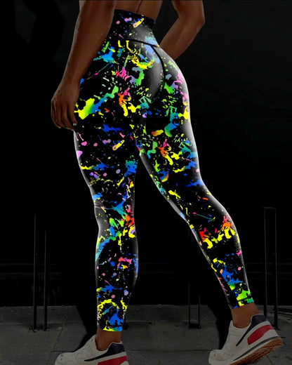 Neon Burst Leggings