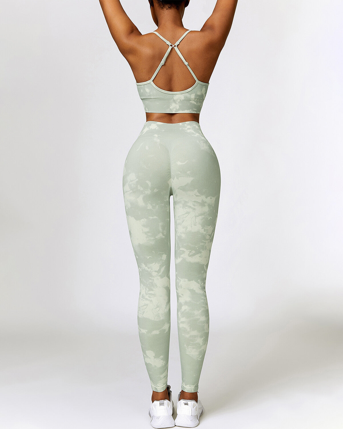 Nova Seamless Scrunch Leggings - Green