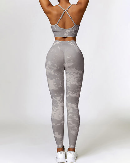 Nova Seamless Scrunch Leggings - Grey