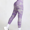 Nova Seamless Scrunch Leggings - Purple