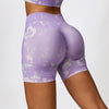 Nova Seamless Scrunch Shorts - Purple