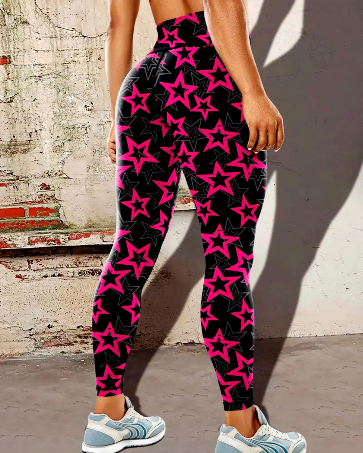 Pink Star Leggings