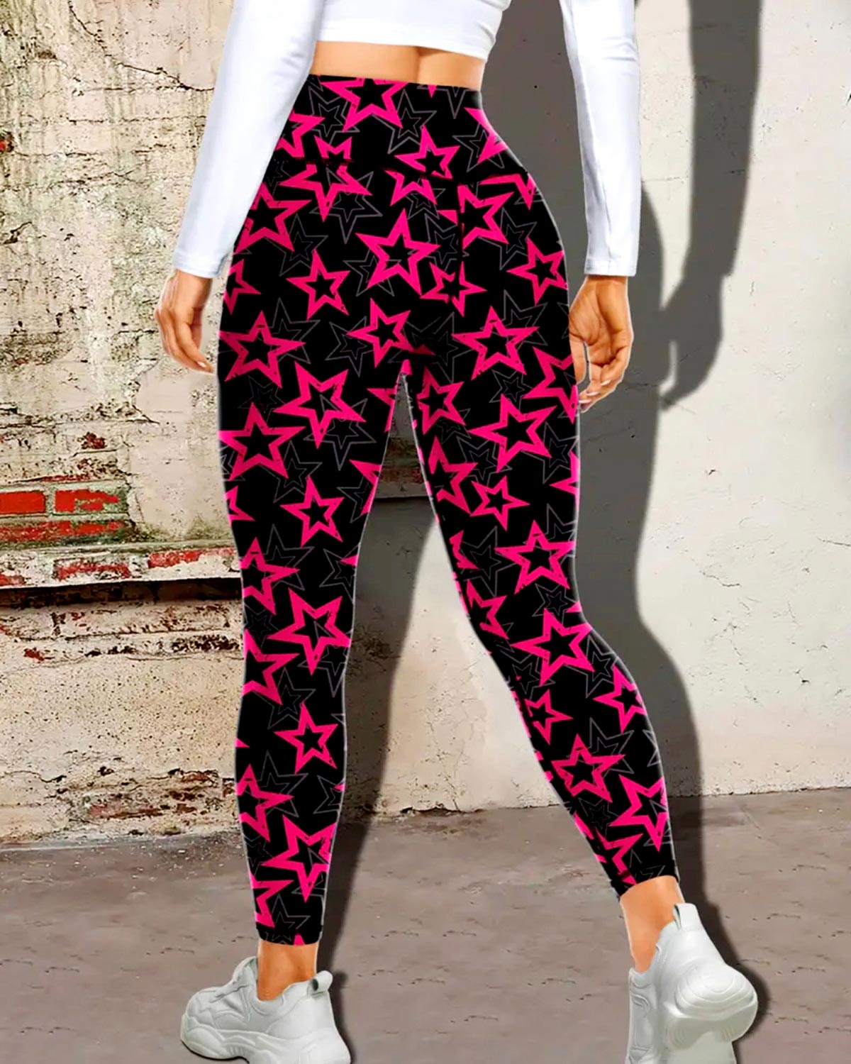 Pink Star Leggings