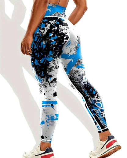 Power Up Leggings - Blue