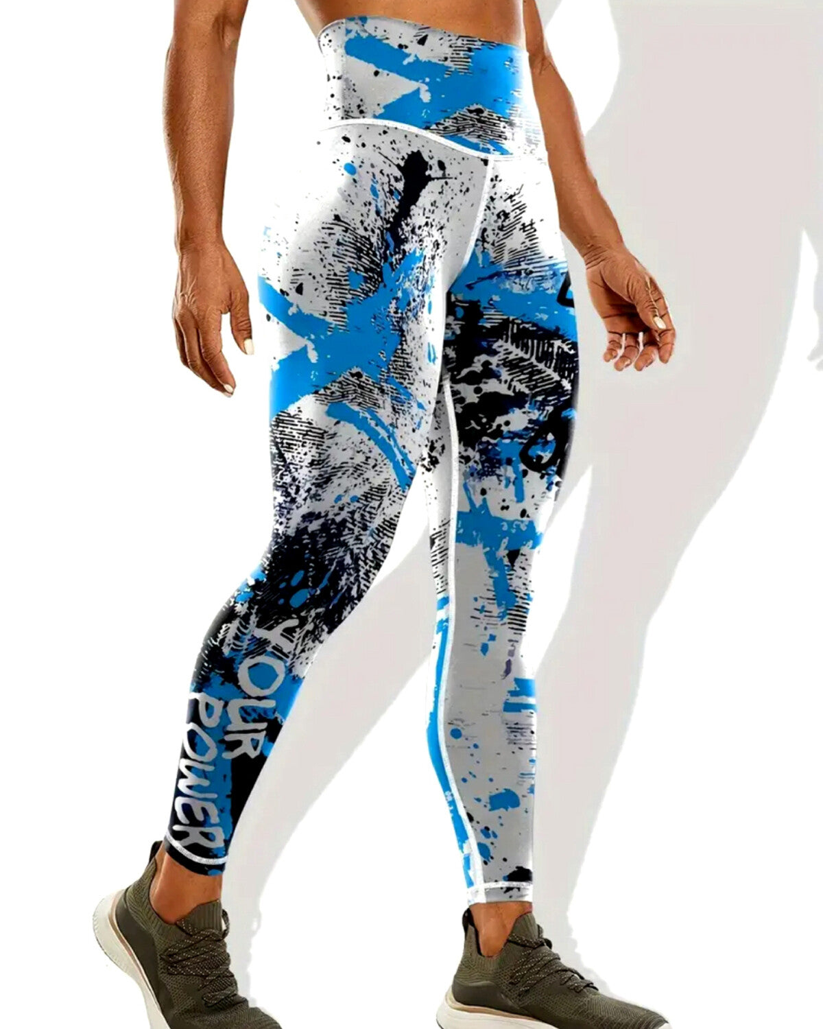 Power Up Leggings - Blue