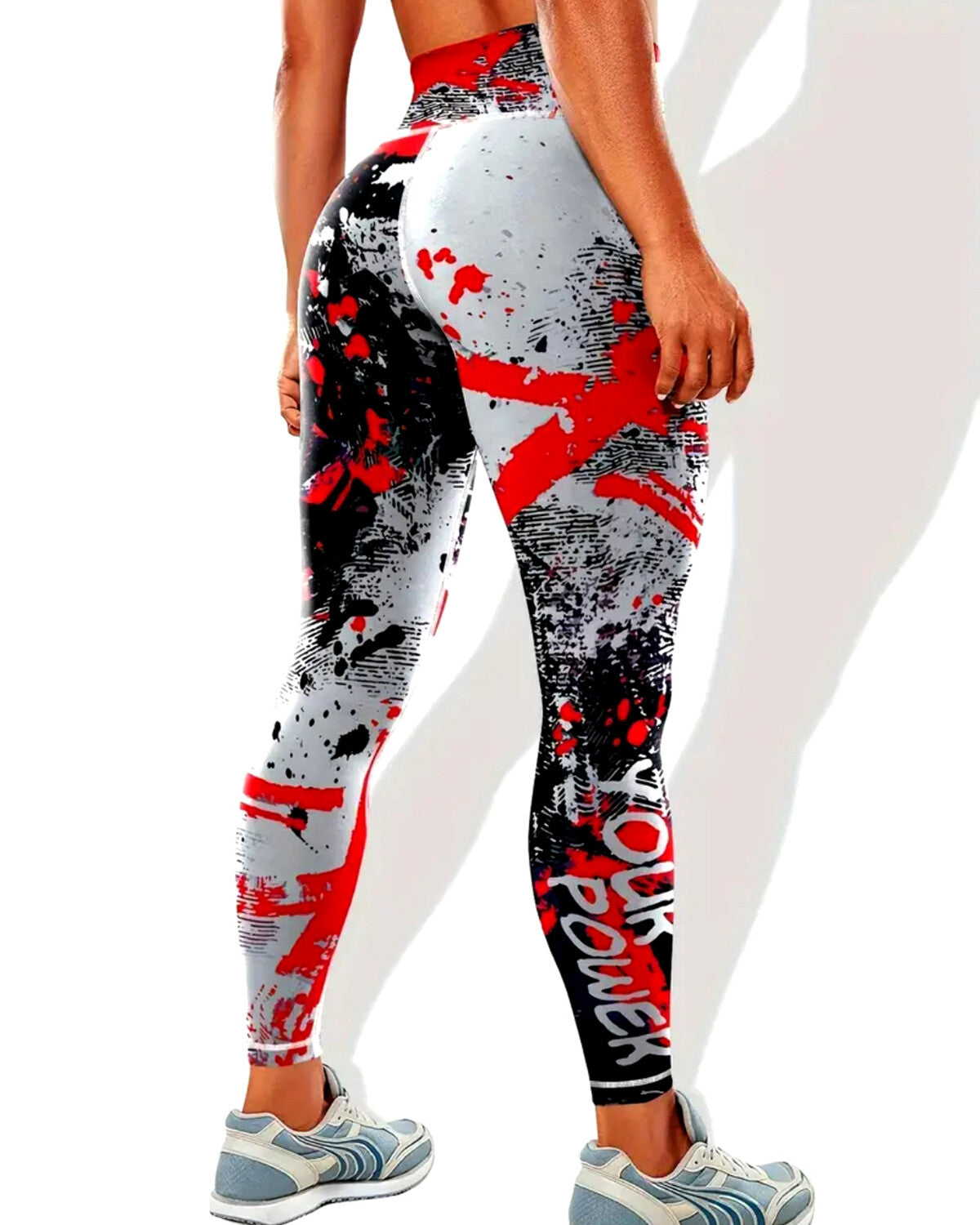 Power Up Leggings - Red