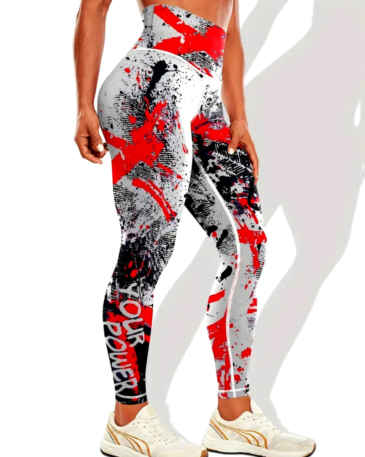 Power Up Leggings - Red