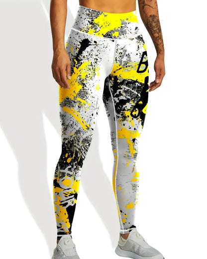 Power Up Leggings - Yellow