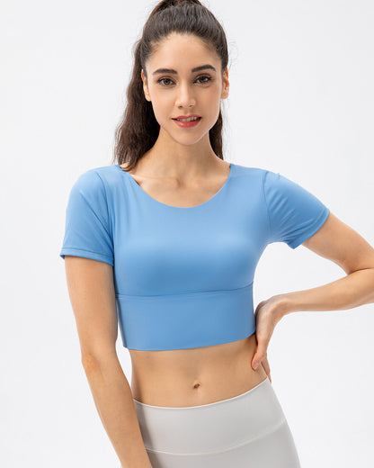 Raelyn Crop Top - Blue