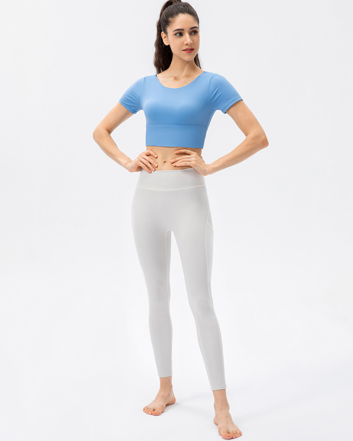 Raelyn Crop Top - Blue