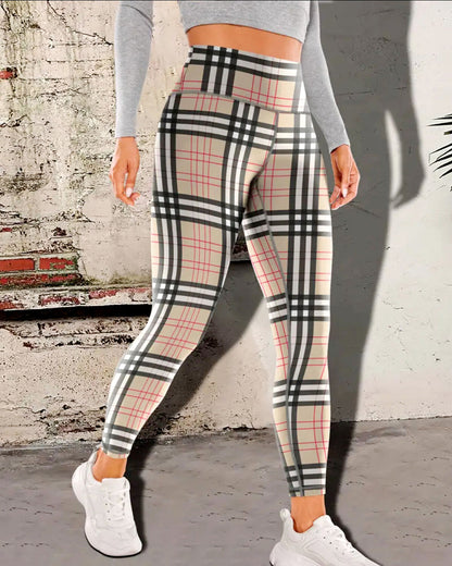 Remix Plaid Leggings - Maverick