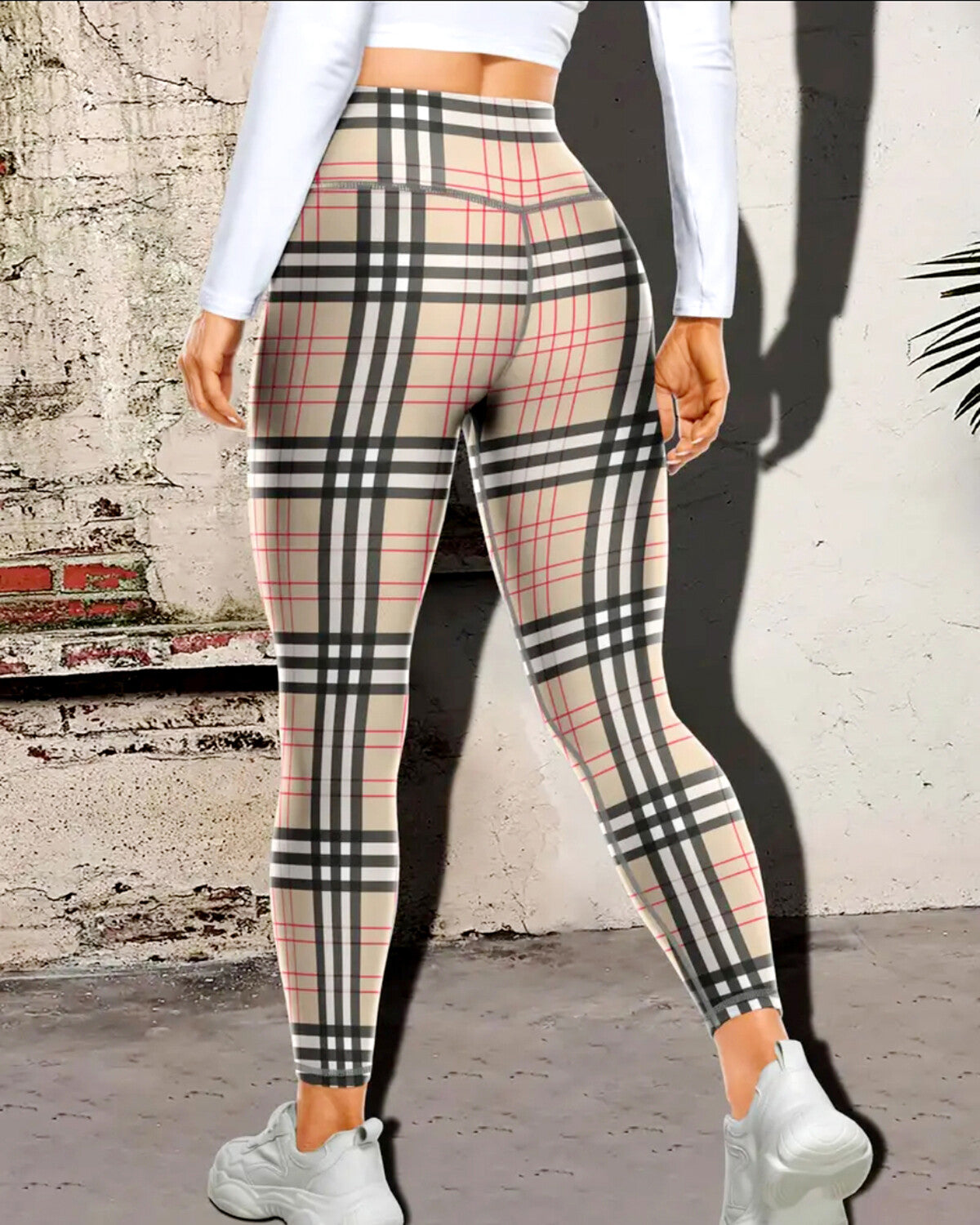 Remix Plaid Leggings - Maverick