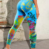 Retro Crush Leggings - Blue