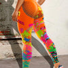 Retro Crush Leggings - Orange