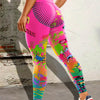 Retro Crush Leggings - Pink