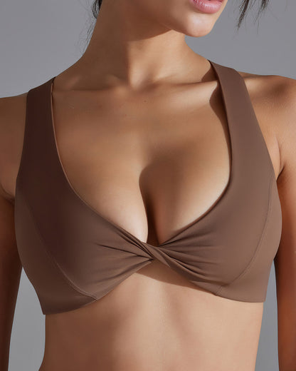 Rosalie Sports Bra - Brown