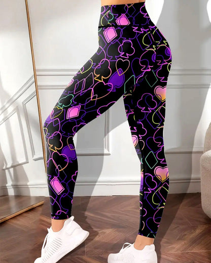 Royal Card Leggings