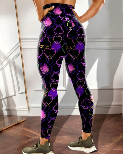 Royal Card Leggings