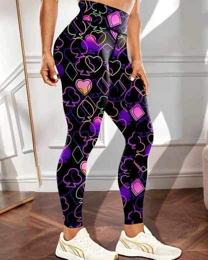 Royal Card Leggings