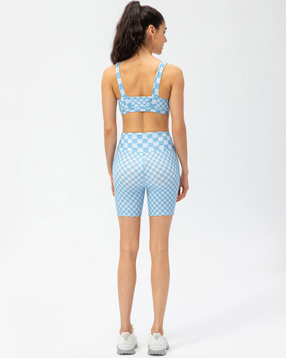 Rylee Seamless Shorts - Blue