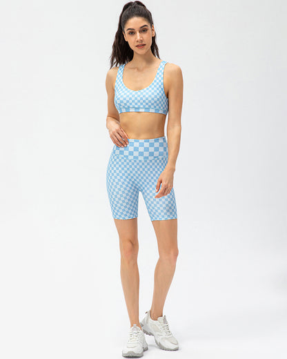 Rylee Seamless Shorts - Blue