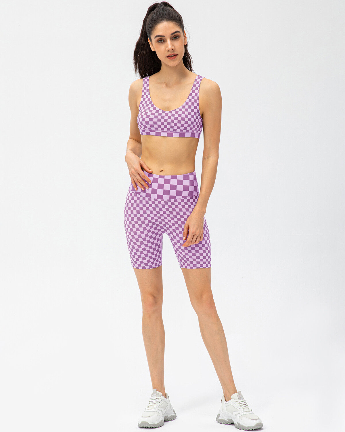 Rylee Seamless Shorts - Purple