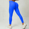 V-back Scrunch Seamless Leggings - Royal Blue