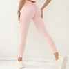 V-back Scrunch Seamless Leggings - Light Pink