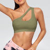 Harriet Single Strap Seamless Yoga Top - Green