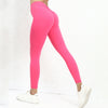 V-back Scrunch Seamless Leggings - Pink