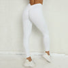 V-back Scrunch Seamless Leggings - White