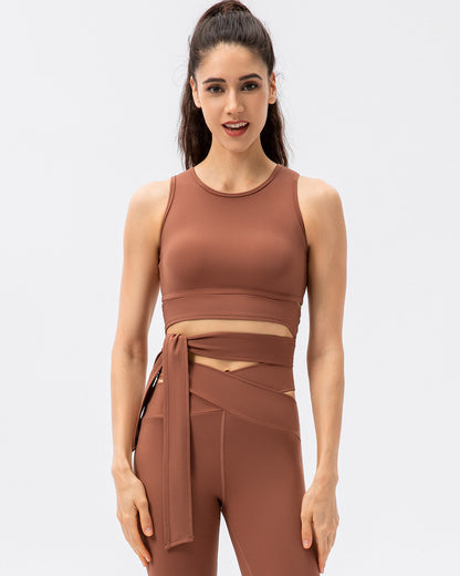 Samantha Sports Bra - Brown