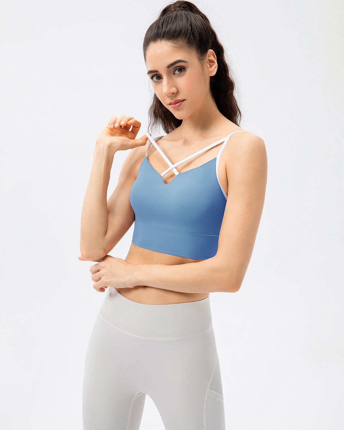 Sarah Sports Bra - Blue