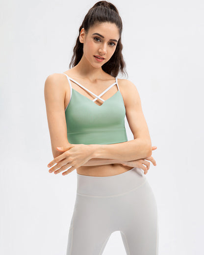 Sarah Sports Bra - Light Green