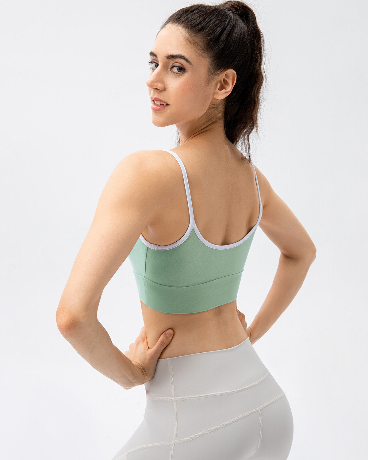 Sarah Sports Bra - Light Green