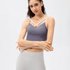 Sarah Sports Bra - Purple Grey