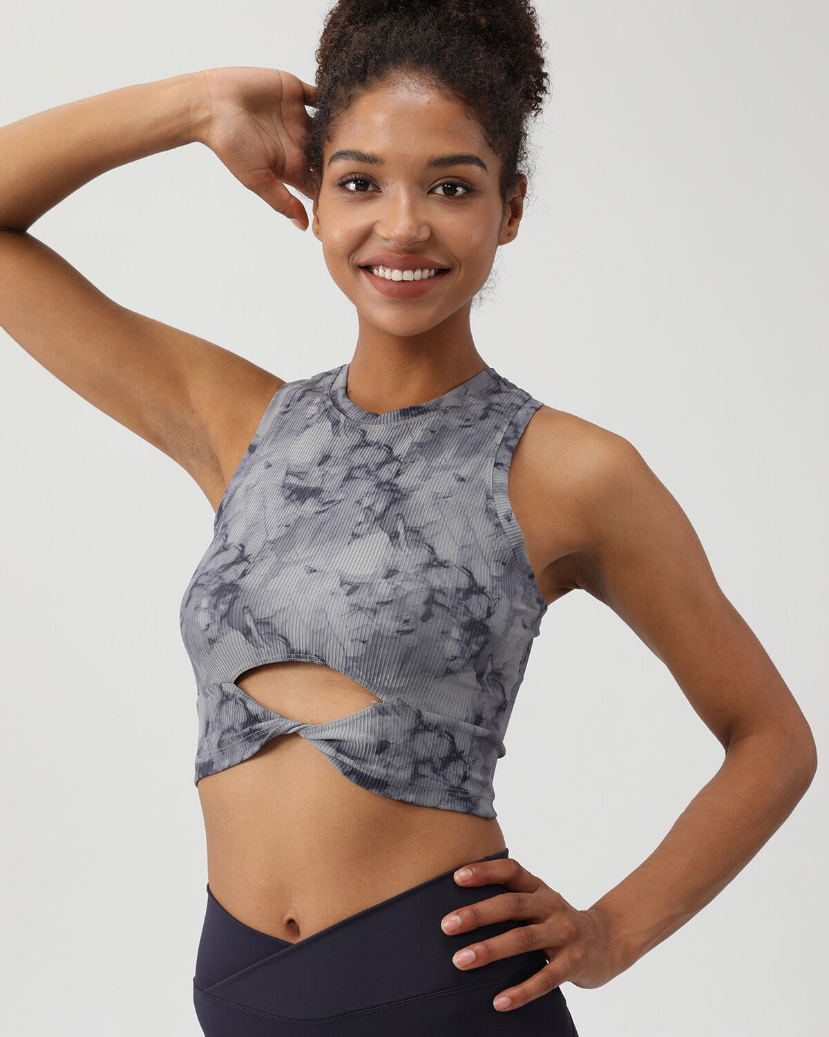 Savannah Sports Bra - Grey