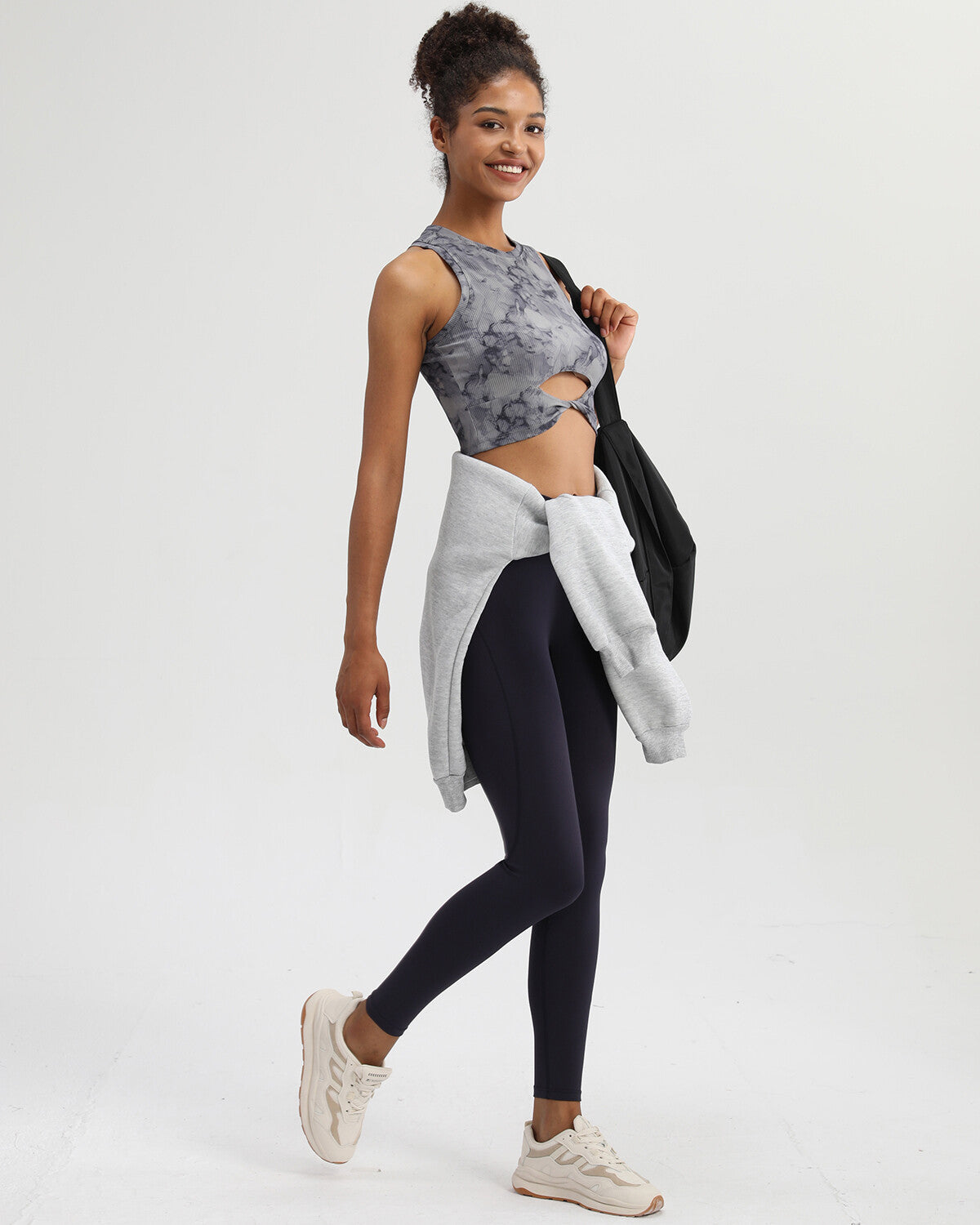 Savannah Sports Bra - Grey