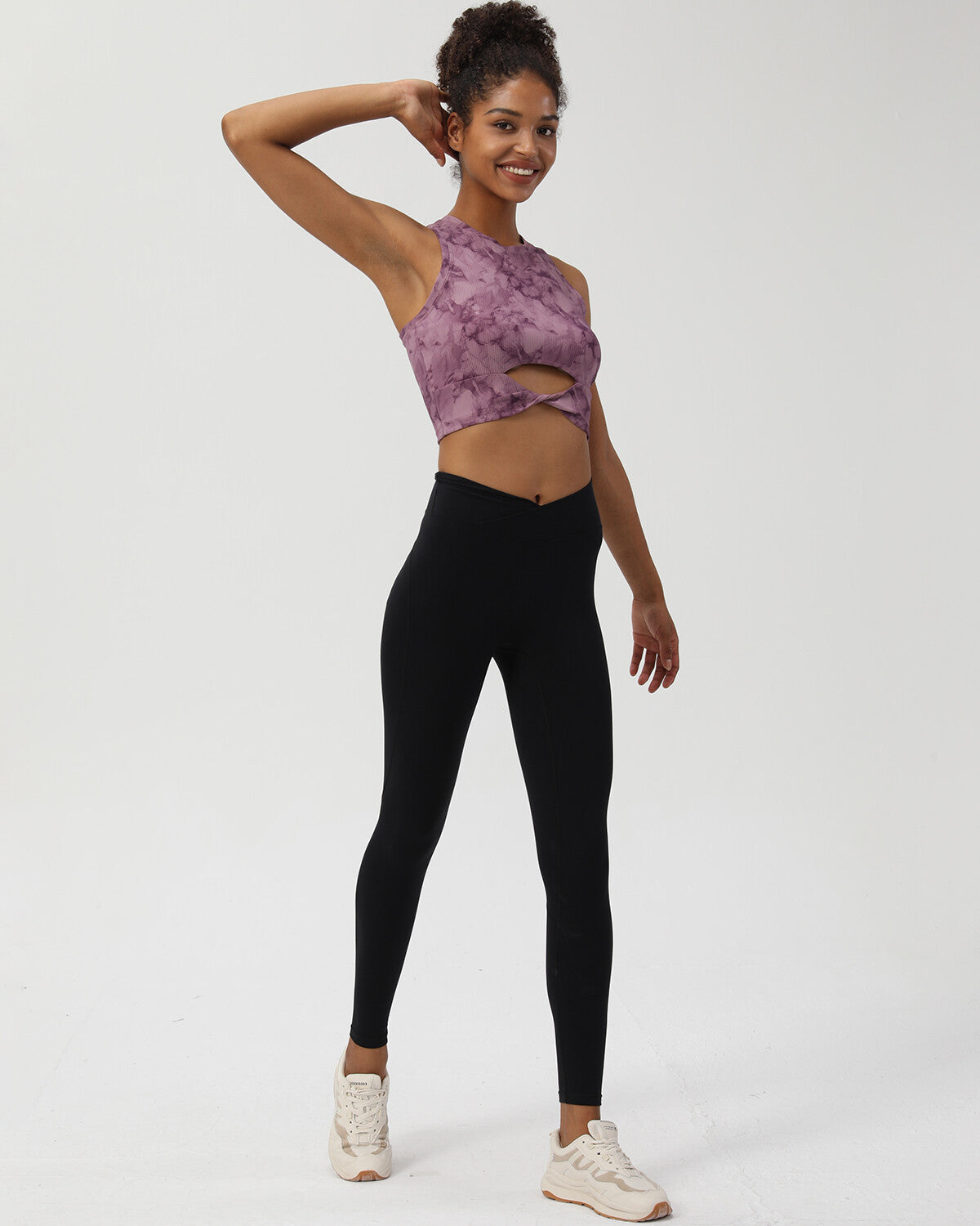 Savannah Sports Bra - Purple