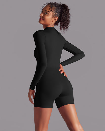 Scarlett Seamless Jumpsuit - Black