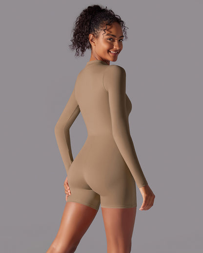 Scarlett Seamless Jumpsuit - Brown