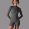 Scarlett Seamless Jumpsuit - Graphite