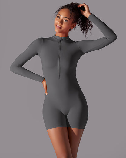 Scarlett Seamless Jumpsuit - Graphite