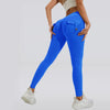 Scrunch Pocket Leggings - Blue