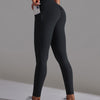 Selene Seamless Pocket Scrunch Leggings - Black