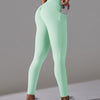 Selene Seamless Pocket Scrunch Leggings - Green